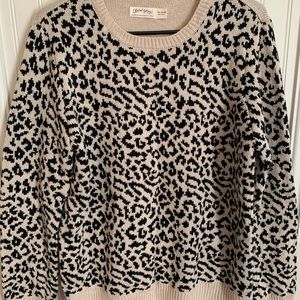 Faded Glory Cheetah Sweater
